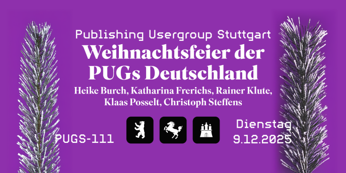 Weihnachtsfeier der PUGs Deutschland