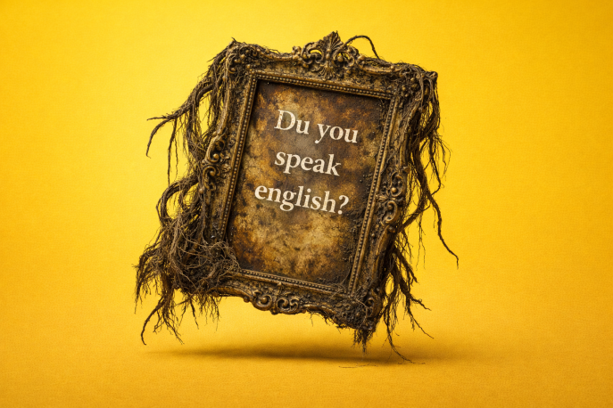 Verrotteter Bildrahmen