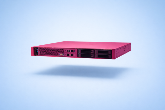 Server-Rack in InDesign-Farben