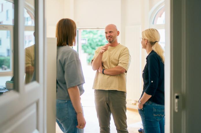 Gesprächssituation im Büro