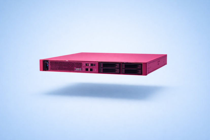 Server-Rack in InDesign-Farben