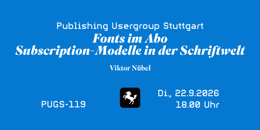 Veranstaltungsinformationen zur PUGS119