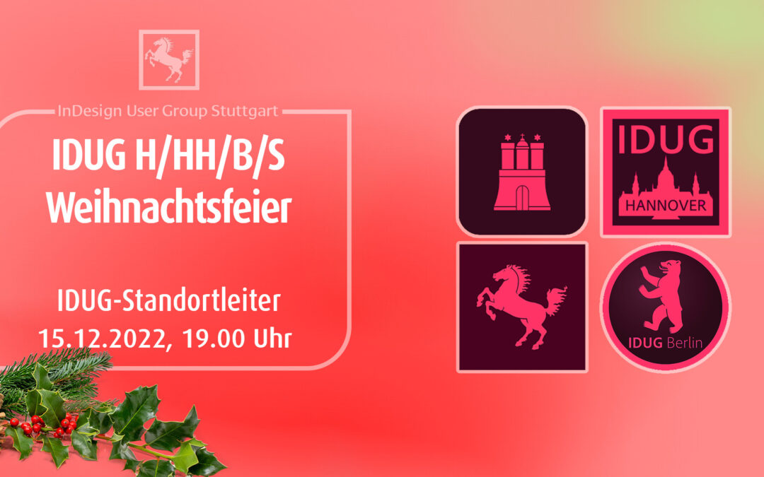 IDUG H/HH/B/S #88 Weihnachtsfeier