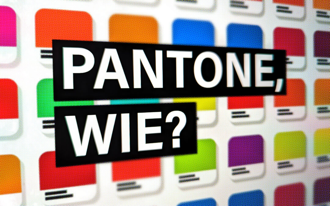 Symbolbild mit Text "Pantone, wie?"
